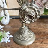 Antique 3-light 19th century candlestick