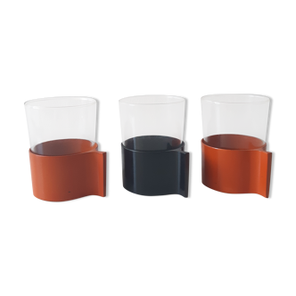 Lot de 3 tasses Schott Mainz Jeaner glas