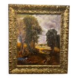 Landscape canvas painting
