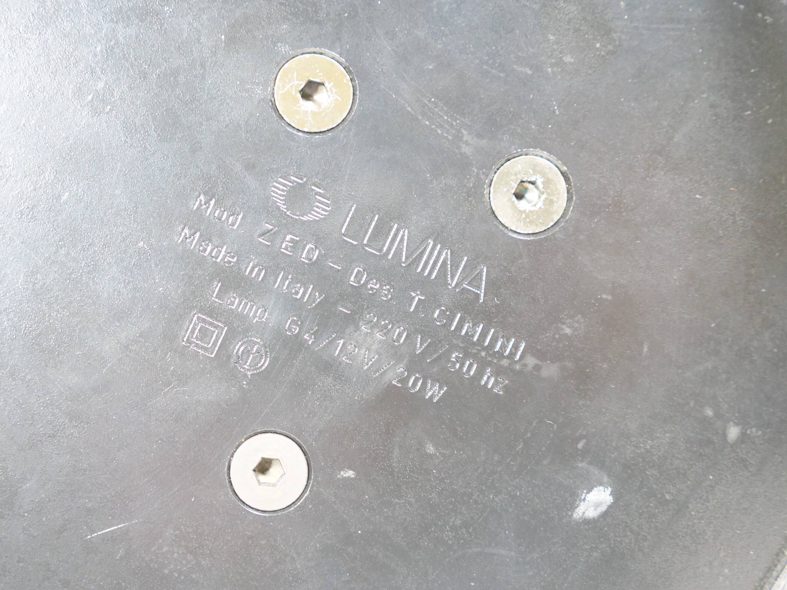 Postmodern Zed Table Lamp by Tommaso Cimini for Lumina, 1980s