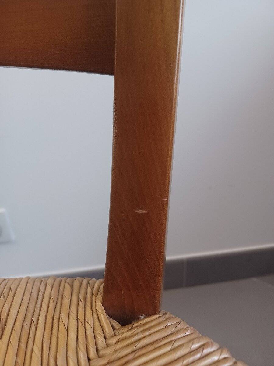 Pair of Armchairs in Cherry Wood