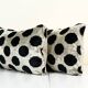 Paire de coussin ikat