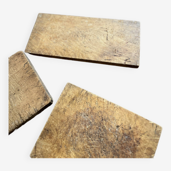 3 old log boards