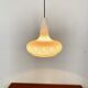 Mid century modern opaline pendant lamp by Peill and Putzler