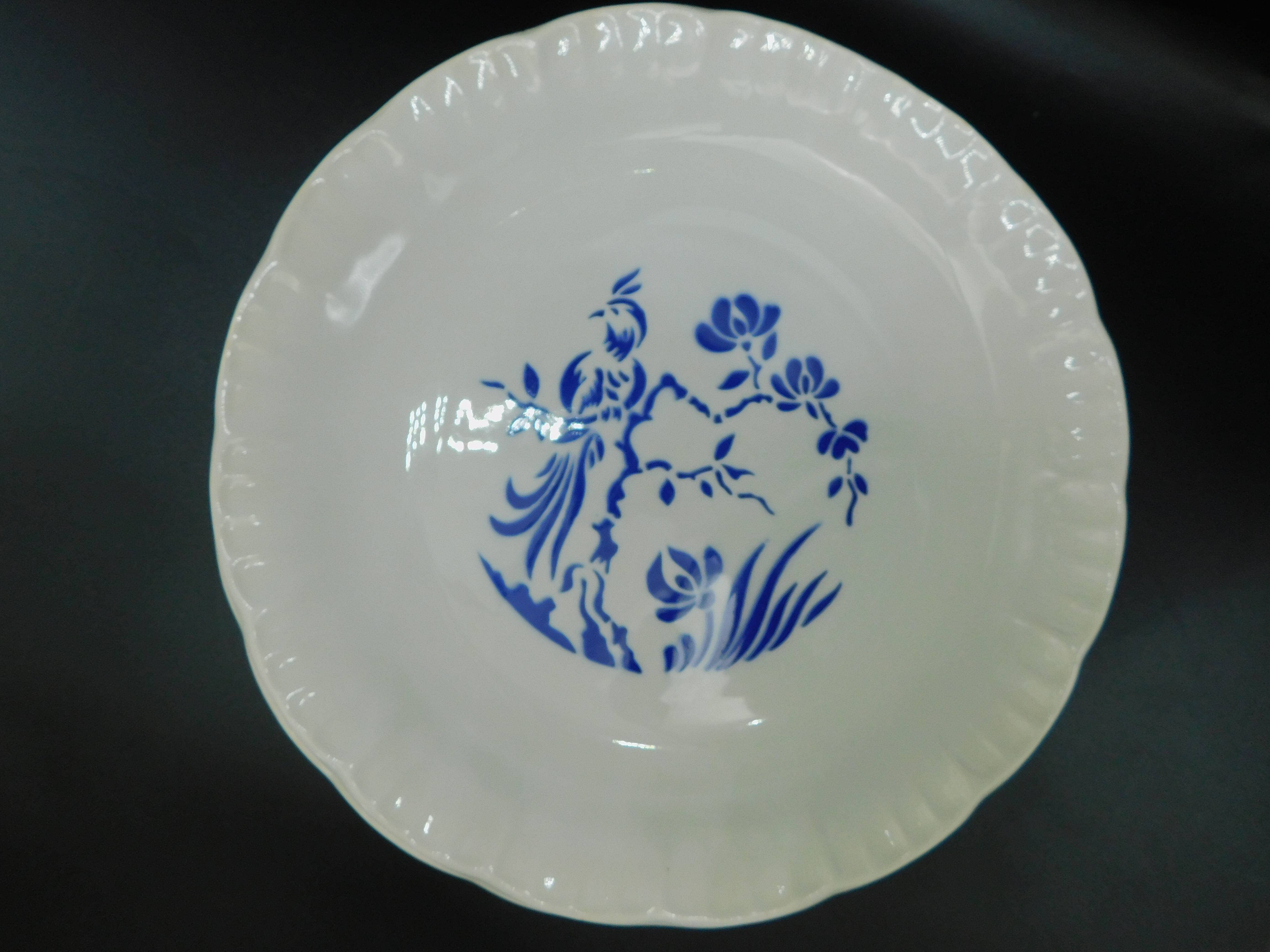 5 flat plates Digoin Sarreguemines - Paradise