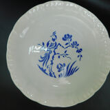 5 flat plates Digoin Sarreguemines - Paradise