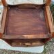 Pair of Louis XVI style marquetry bedside tables