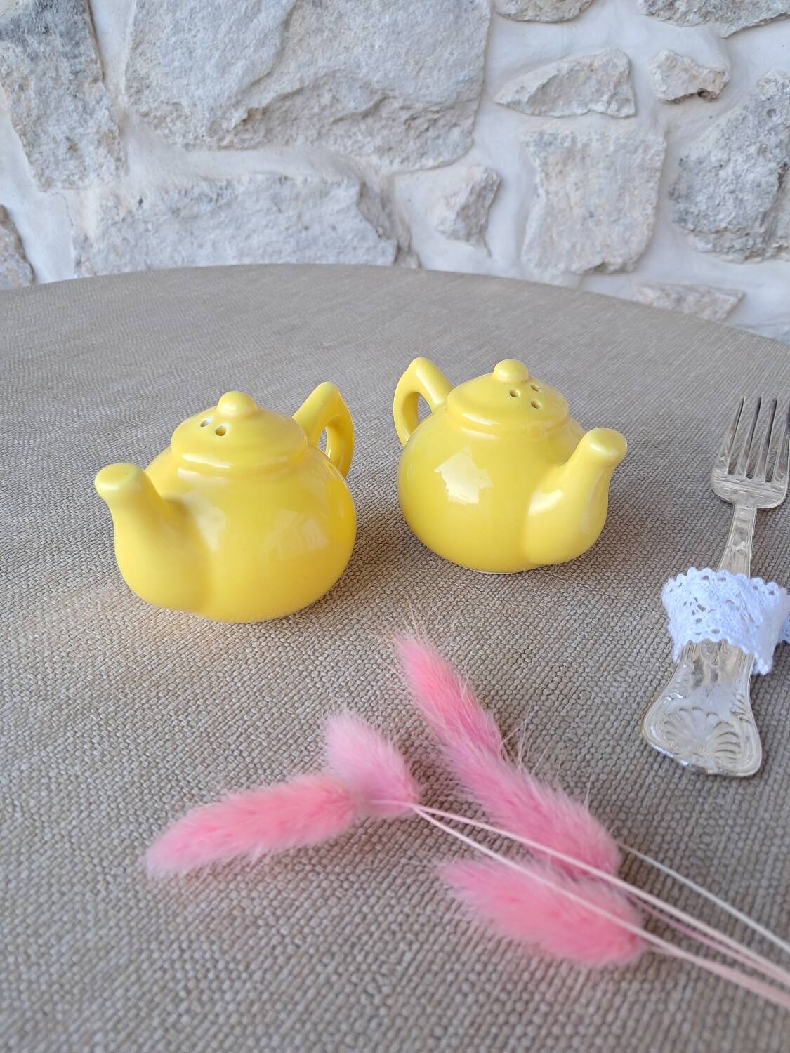 Vintage salt and pepper shakers