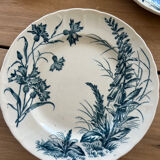 Set of 5 dessert plates Terre de fer Jules Vieillard