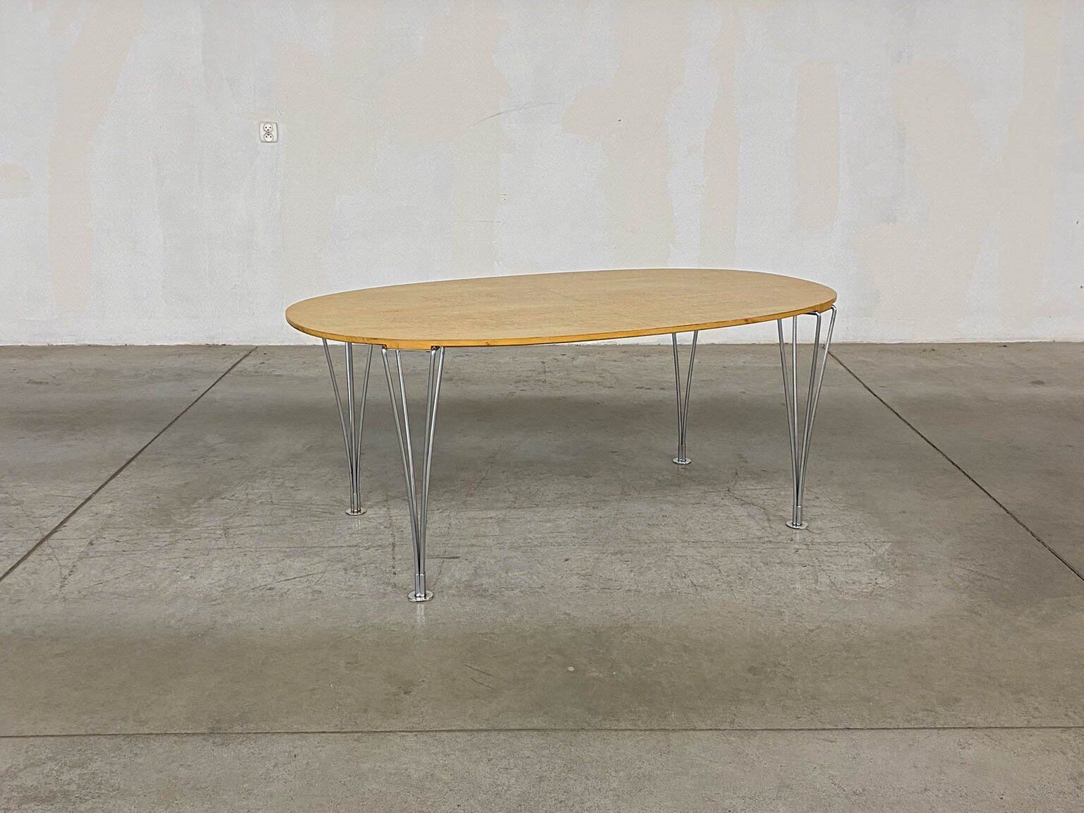 Superellipse table by Bruno Mathsson and Piet Hein for Fritz Hansen