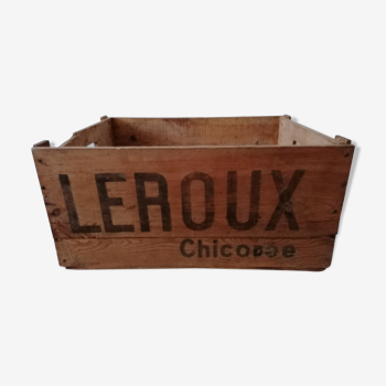 Wooden box Chicorée Leroux