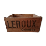 Wooden box Chicorée Leroux