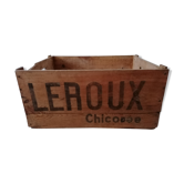 Caisse en bois Chicorée Leroux