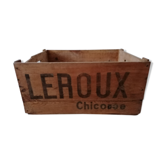 Wooden box Chicorée Leroux