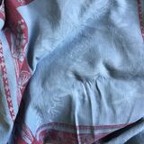 Blue and red butterfly lily of the valley tablecloth 160x240