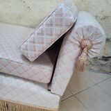 Art Nouveau chaise longue banquette