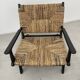 Pair of armchairs by Olivier de Schrijver in wild straw