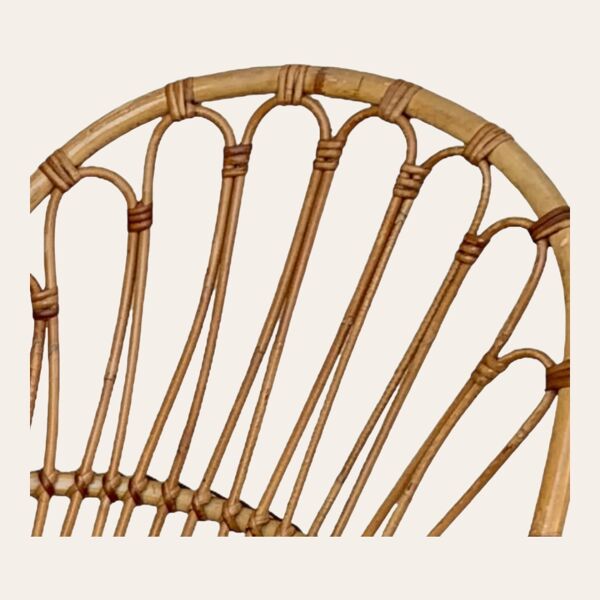 Paire de fauteuils coquille vintage 1950