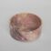 Cylindrical bowl in pink marble