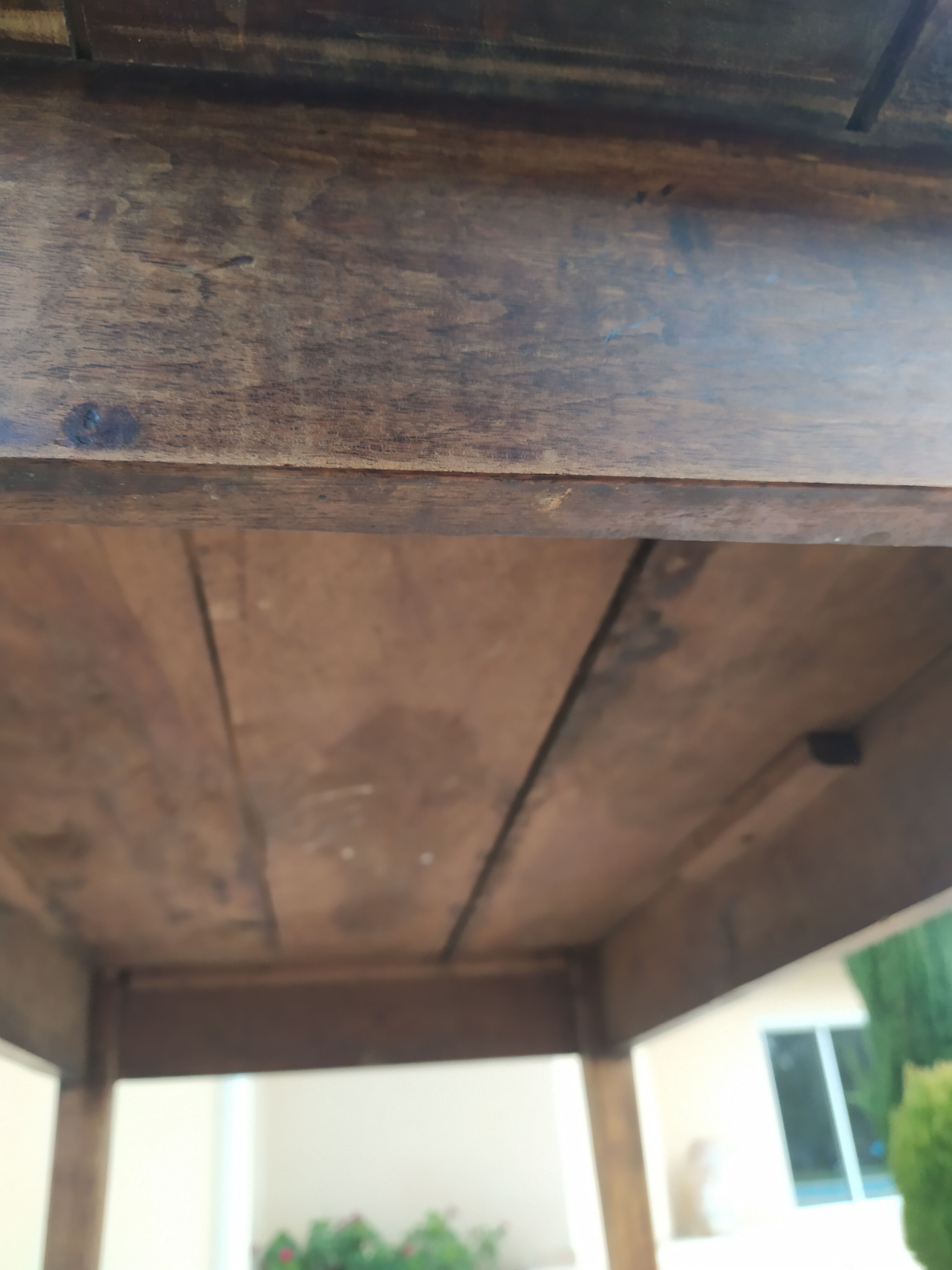 Walnut farmhouse table