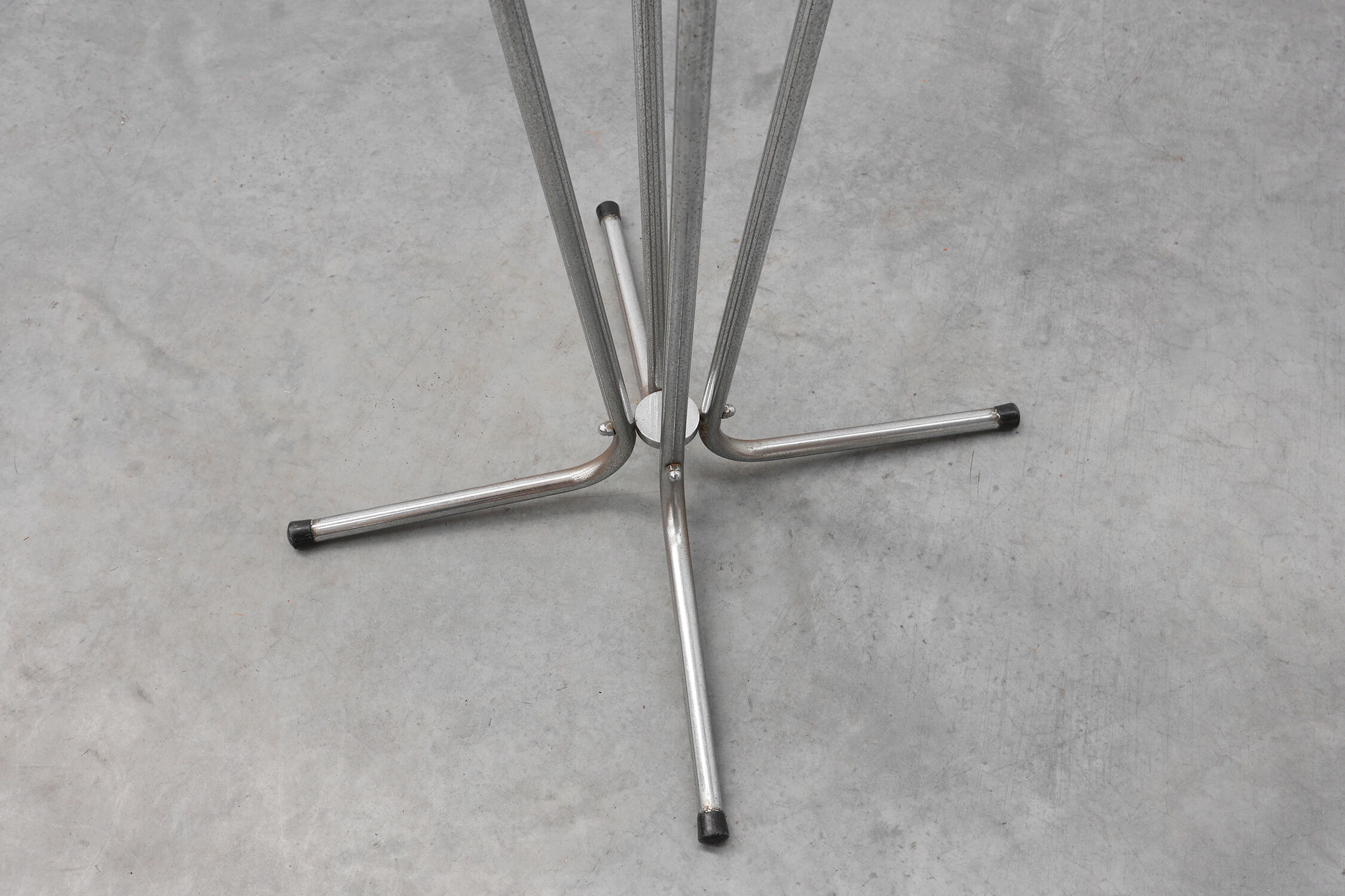 Mid-century chrome Coat rack by Tubax, Belgium 1950s