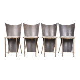 Vintage dining chairs by Frans Van Praet, set of 4