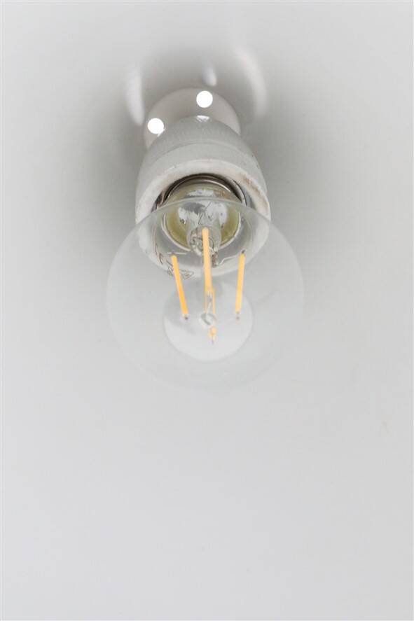 Mid-century cone pendant lamp / copper / aluminium / Danish modern design / 1960s