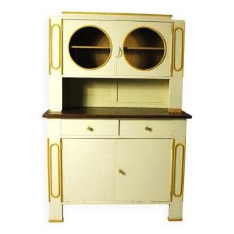 Armoire de cuisine rondocubiste, République tchèque, années 1920