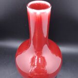 Oxblood red bottle vase China Early 20th century height 34 cm