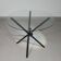 Italian folding table 80's aluminium frame