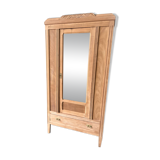 Parisian wardrobe in raw wood