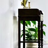 Solid wood serving cart