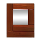 Luciano Frigerio, mod. Tartaro solid padouk mirror, Frigerio di Desio 1970s