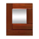 Luciano Frigerio, mod. Tartaro solid padouk mirror, Frigerio di Desio 1970s
