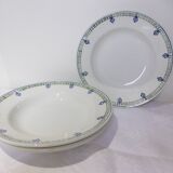4 vintage St Amand soup plates 211259