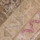 2x9 Brown Cream Persian Vintage Runner Rug, 65x265Cm