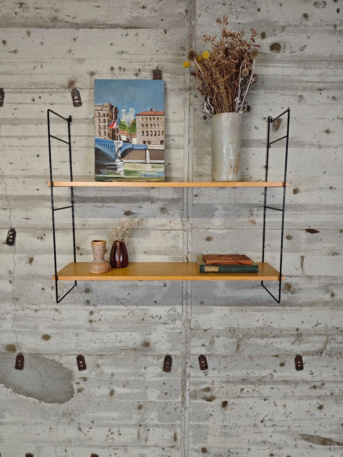 Vintage wall shelf