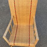 Wicker armchair