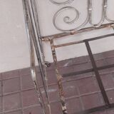 Old wrought iron bench