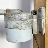 Grey Industrial Factory Wall Light from Elektrosvit, 1970s
