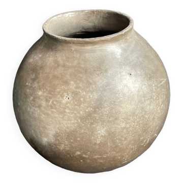 Ball vase – Iridescent glazed stoneware – Colette Biquand from 1991