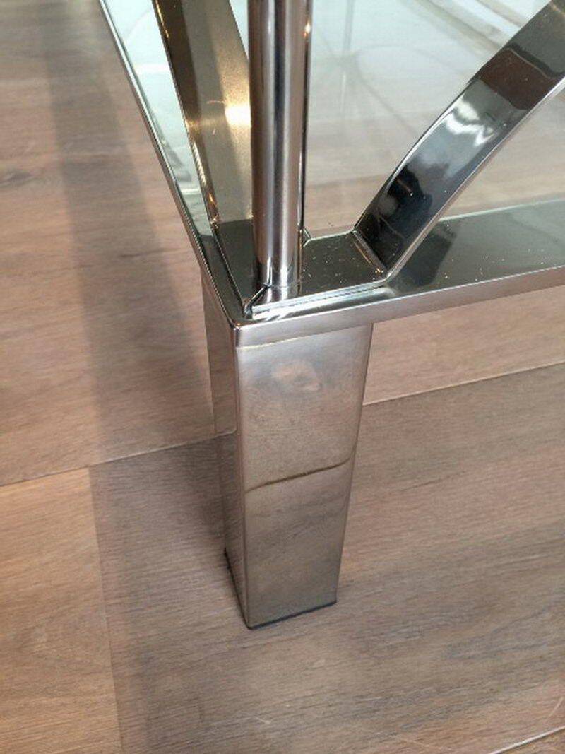 Chrome coffee table