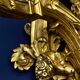 A pair of important gilt bronze wall sconces, Louis XVI style, 19th century.