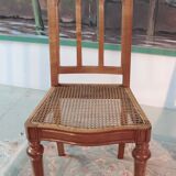 Suite de 4 chaises Louis Philippe en merisier XIXème