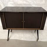 Storage cabinet bar on wheels vintage 50s /60s