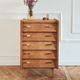 Renovated vintage chest of drawers, Scandinavian style, 1950s-60s.