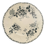 Iron pedestal dish
