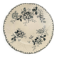 Iron pedestal dish