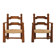 Fauteuils rustiques Charles Dudouyt, 1940’s