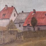 French vintage oil painting